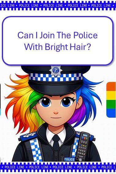 Can I Join The Police With Bright Coloured Hair