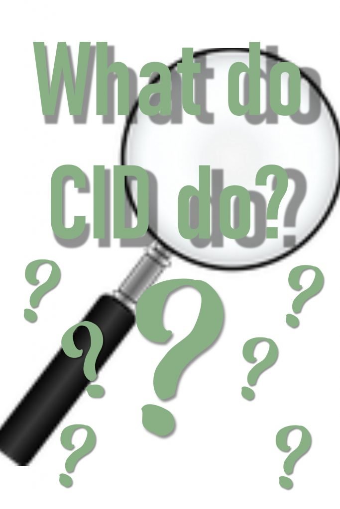 What do CID do? What do detectives do?